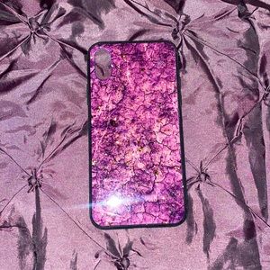 iphone 10 purple sparkle phone case